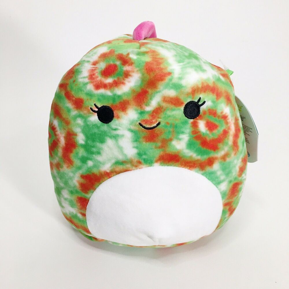 Squishmallow 7.5"‎ Inch Winifred Chameleon Tie Dye Plush New with Tags Kellytoy